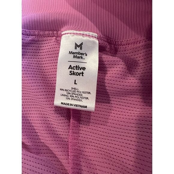 Women's Member's Mark Pink Skort Size L - Picture 5 of 6